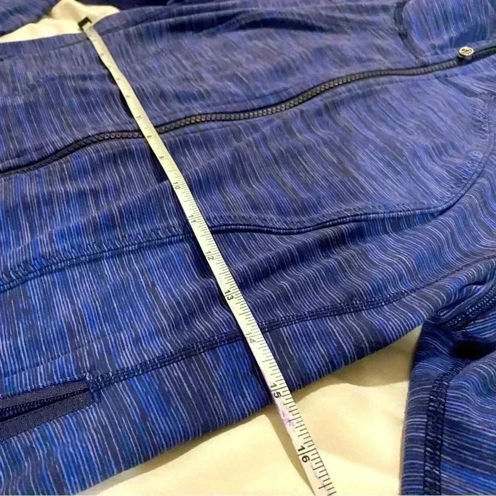 Lululemon Size  6 Luon Nice Asana Jacket Wee Are From Space Cadet Blue - Picture 8 of 11
